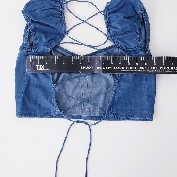 DEREK HEART Tie Back Top - Picture 8 of 10